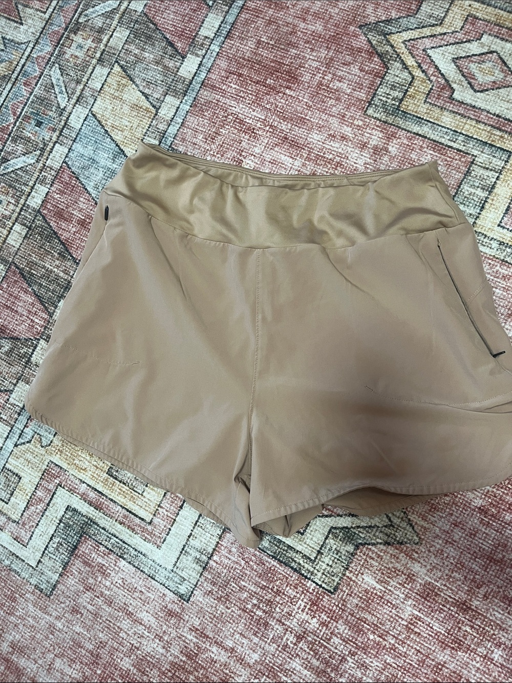 BYLT Women’s Premium Flow Shorts in Taupe